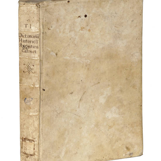 Dictionarium Historicum criticum, chronologicum, geographicum, et literale Sacrae Scripturae, cum figuris antiquitates judaicas repraesentantibus...; è Gallico in Latinum translatum, & nonnihil expurgatum ab R.P.D. Jo: Dominico Mansi.