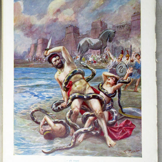 L'Eneide. Traduzione di Annibal Caro e volgarizzamento in prosa moderna del Prof. I.M. Palmarini. Illustrazioni del Prof. Fabio Fabbi.