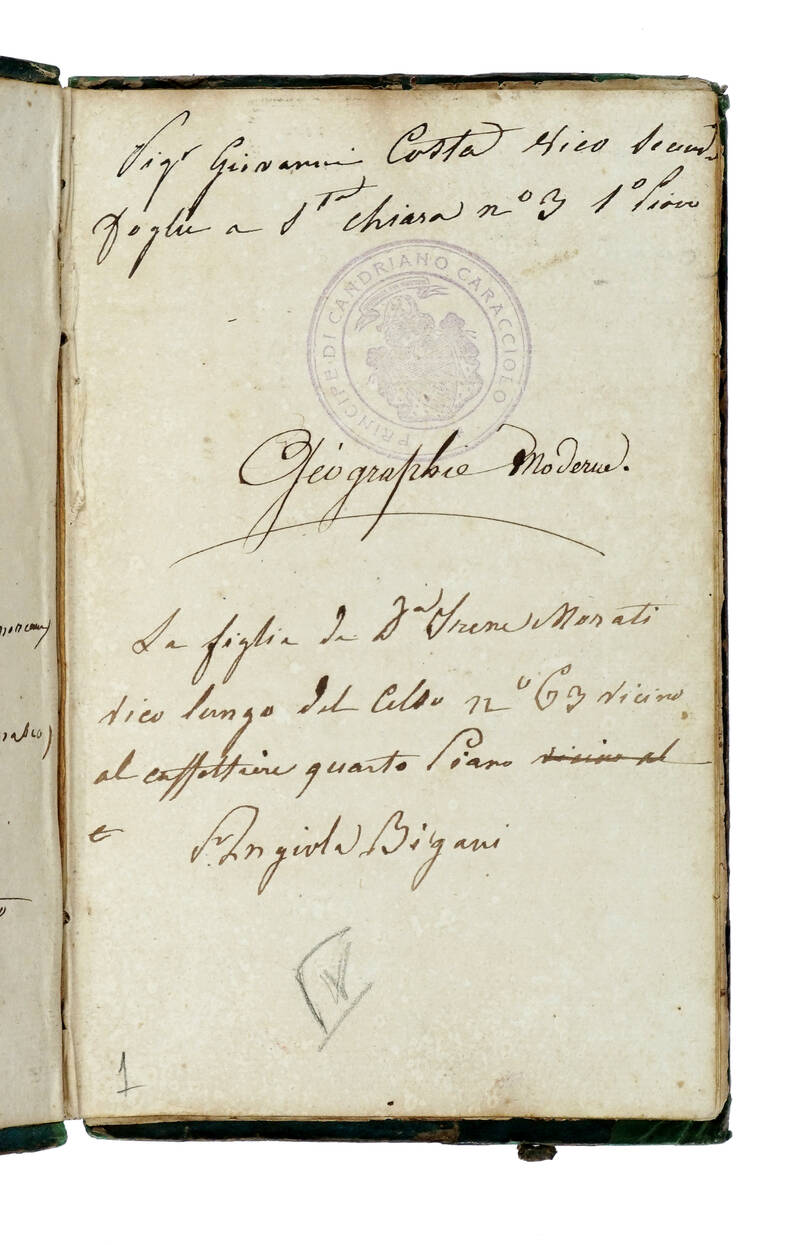 Quaderno di appunti e riflessioni morali, religiose e politiche. Quaderno di appunti e riflessioni morali, religiose e politiche.
