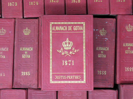 ALMANACH de Gotha. Annuaire diplomatique et statistique pour l'année (dal) 1871 al 1903.