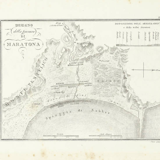 Viaggio di Anacarsi il Giovane nella Grecia verso la metà del quarto secolo avanti l'era volgare... (Atlante)