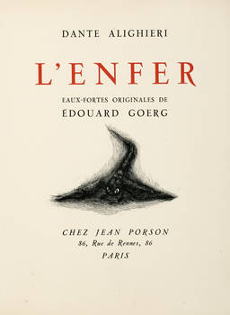 L'Enfer. Eaux-fortes originales de Edouard Goerg.