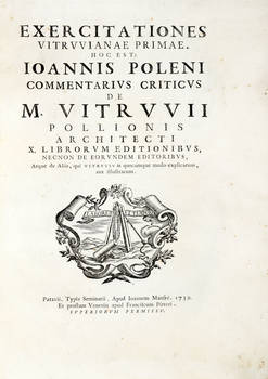 Exercitationes Vitruvianae primae (-secundiae-tertiae)...