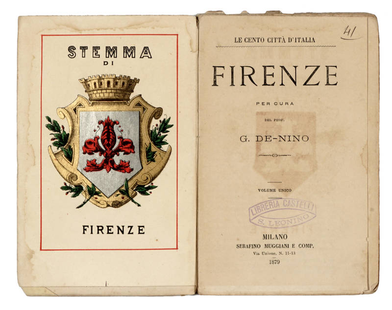 Firenze. Per cura del Prof. G. De Nino. Firenze. Per cura del Prof. G. De Nino.