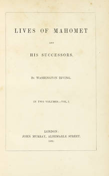 Lives of Mahomet and his successors. Lives of Mahomet and his successors.