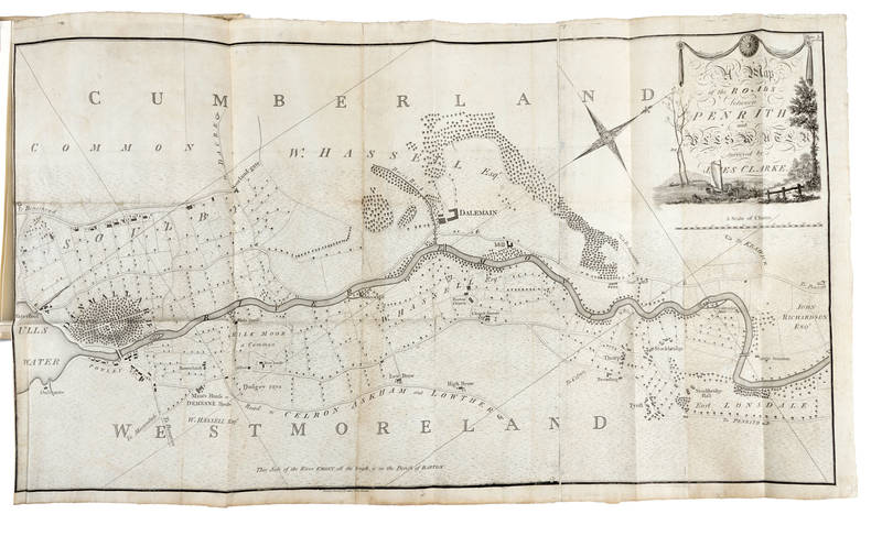 Plans of the lakes in Cumberland, Westmorland, and Lancashire; with an accurate survey of the roads leading to them from Penrith, Keswick, & c...