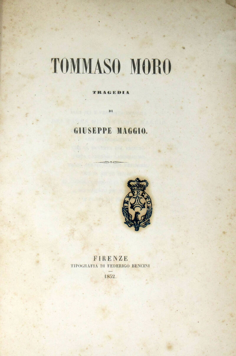 Tommaso Moro. Tragedia.