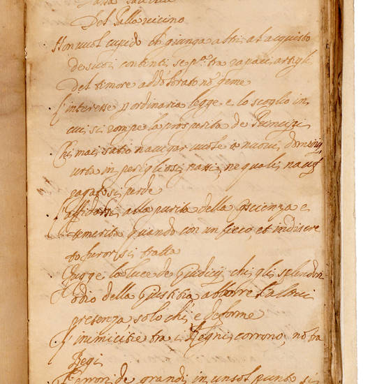 RACCOLTA di sentenze e massime di vari autori. RACCOLTA di sentenze e massime di vari autori.