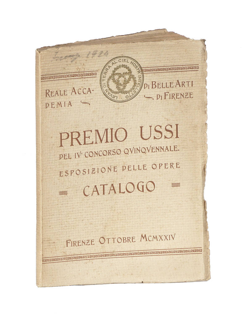 PREMIO USSI del IV° Concorso quinquennale. Esposizione delle opere. Catalogo. PREMIO USSI del IV° Concorso quinquennale. Esposizione delle opere. Catalogo.