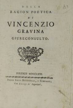 Della ragion poetica.
