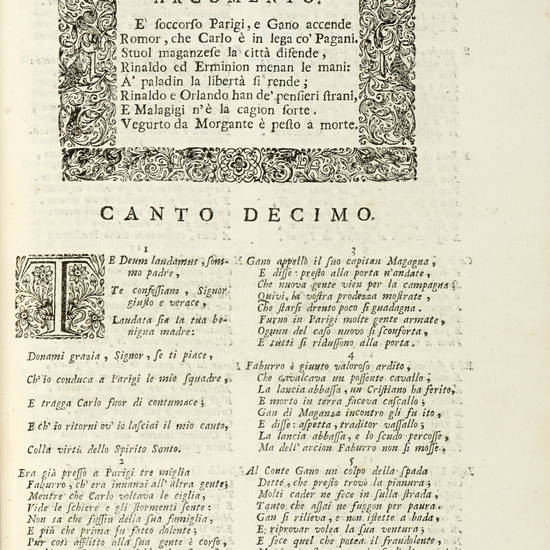 il Morgante Maggiore...Dedicato all'Illustrissimo Signor D.Matteo Di Sarno...