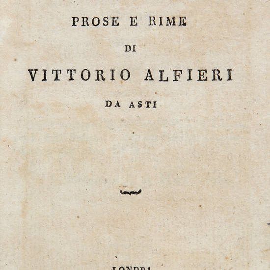 Il Misogallo. Prose e Rime. Il Misogallo. Prose e Rime.
