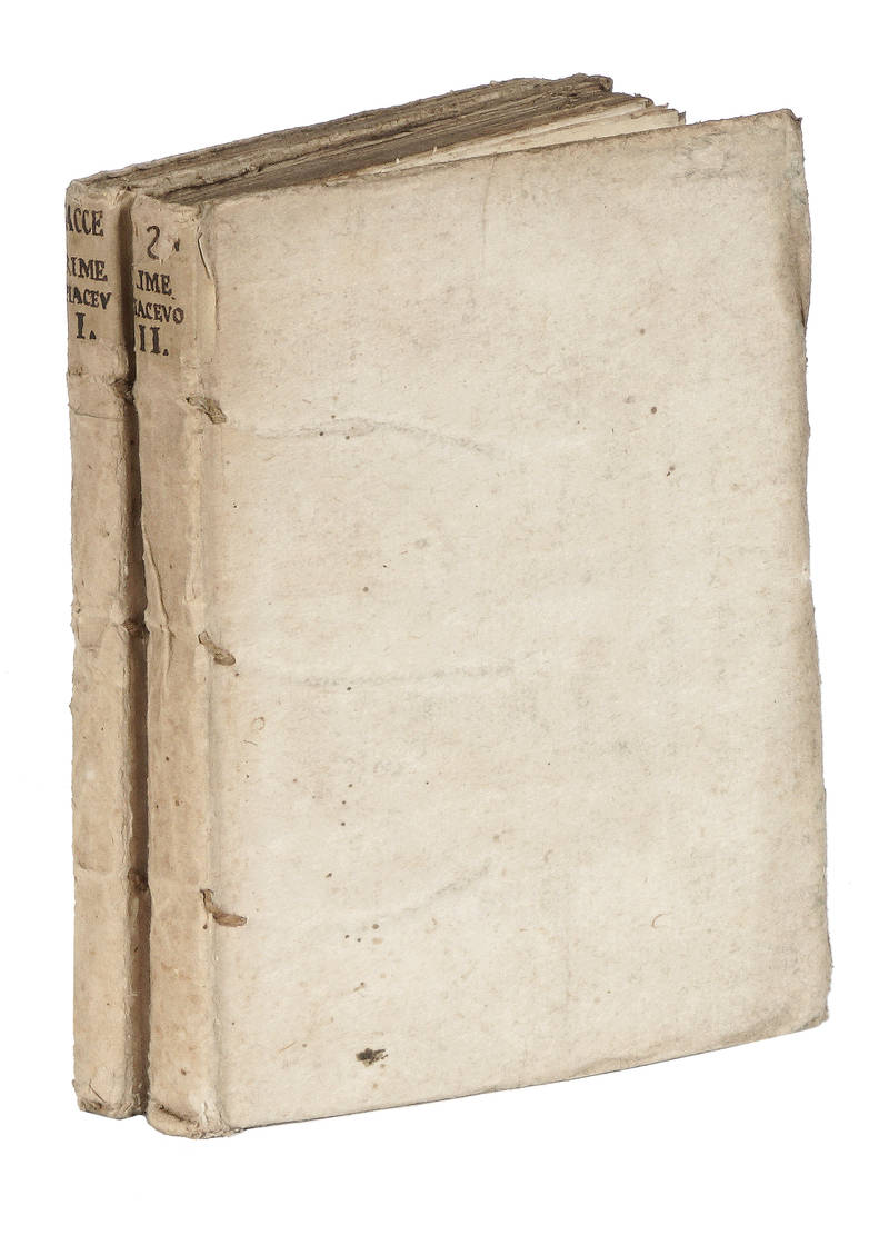 Raccolta delle Rime Piacevoli di Giovan Santi Saccenti da Cerreto. Non mai pubblicate. Tomo Primo- (Secondo).