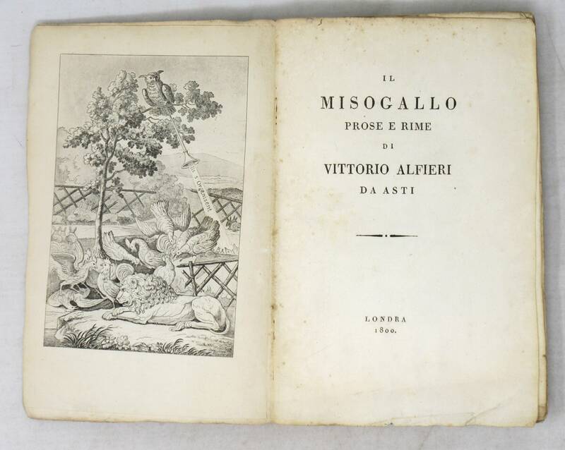 Il Misogallo. Prose e Rime.