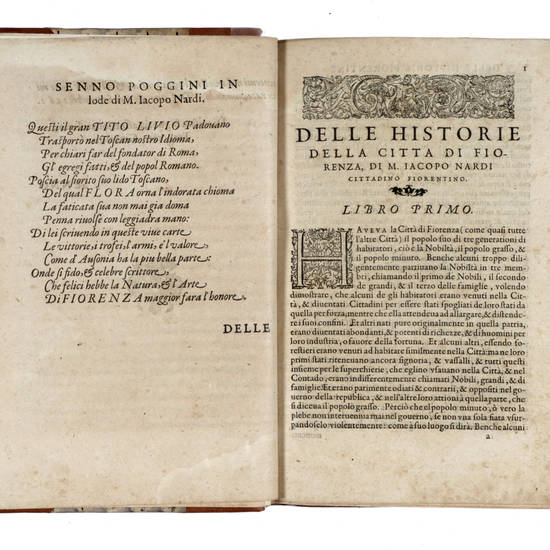 Le Historie della citta di Fiorenza, le quali con tutta quella particolarità che bisogna, contengono quanto dall'anno 1494, fino al tempo dell'anno 1531, e successivo. Con un catalogo de Gonfalonieri di giustizia, che hanno seduto nel supremo mgistrato d