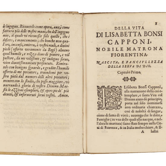 Vita di Elisabetta Bonsi Capponi nobile matrona fiorentina.