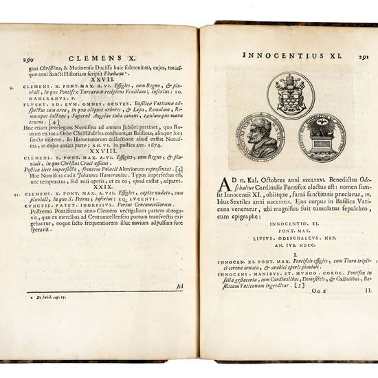 Numismata romanorum pontificum praestantiora a Martino V. ad Benedictum XIV...