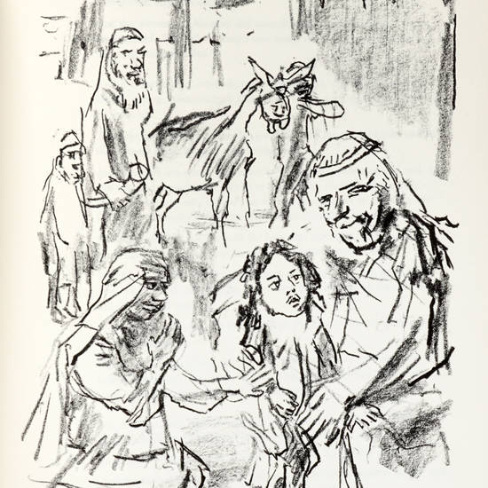 Saul and David with 41 lithographs by Oskar Kokoschka. Saul and David with 41 lithographs by Oskar Kokoschka.