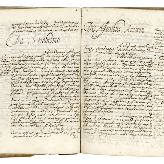 Miscellanea. (Contiene fra l'altro: Opuscolum Pharmaceuticum-De Morbis-De Epilessia-Apoplexia-Paralysi-Angina...).