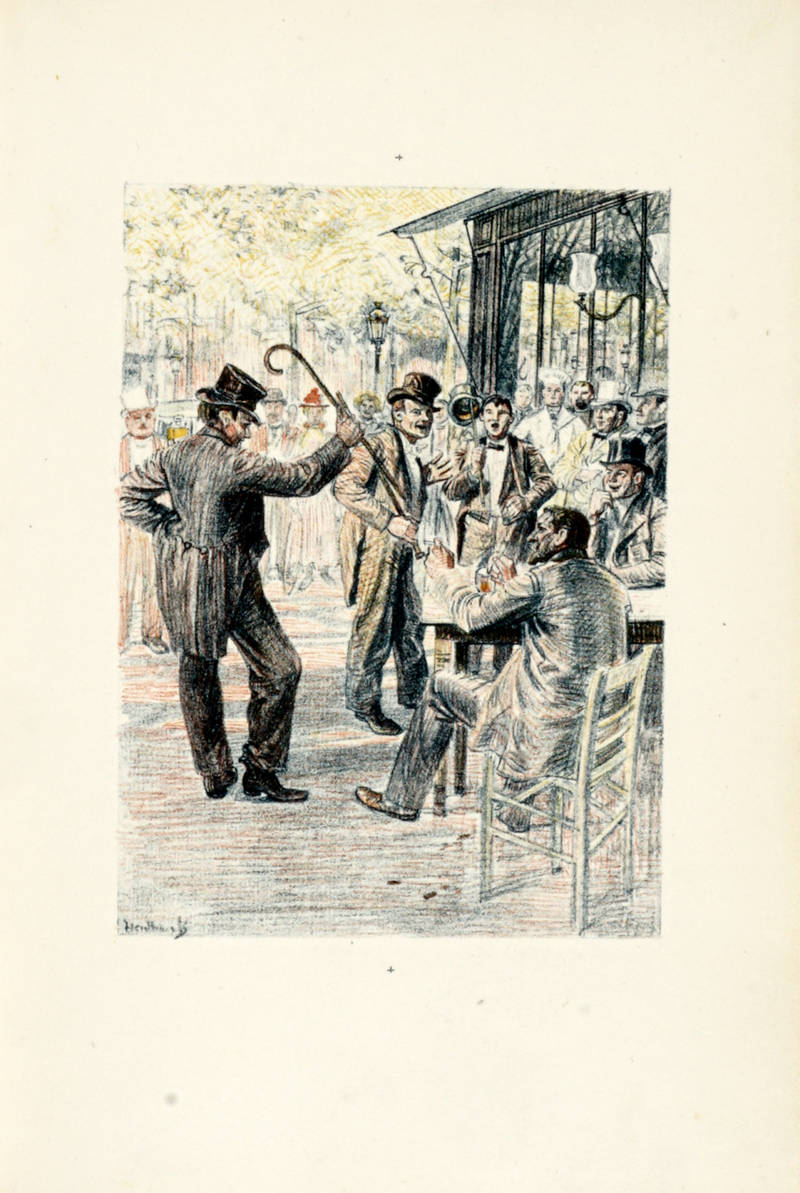 Quais et Trottoirs. 13 lithographies en couleurs de Heidbrinck. Quais et Trottoirs. 13 lithographies en couleurs de Heidbrinck.