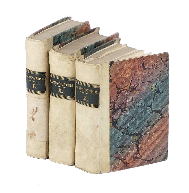 Trattati diversi (in latino). Tomo I: Salvi Orazio. Lectiones et questiones de Mane. (Segue:) Oddi Sforza. Compendium repitiones. Tomo II: Andream (p.) S. J. De obiecto et predicabilibus. Tomo III: Andream (p.) S. J. De praedicamentis. Trattati diversi (in latino). Tomo I: Salvi Orazio. Lectiones et questiones de Mane. (Segue:) Oddi Sforza. Compendium repitiones. Tomo II: Andream (p.) S. J. De obiecto et predicabilibus. Tomo III: Andream (p.) S. J. De praedicamentis.