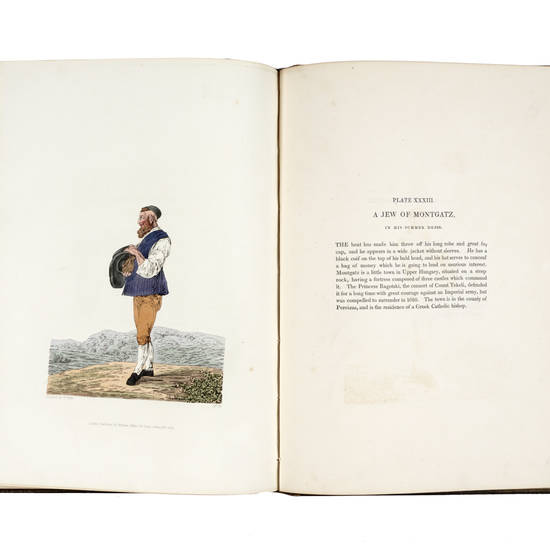 The Costume of the hereditary states of the house of Austria, displayed in fifty coloures engravings; with descriptions and an introduction ... Translated by R.C. Dallas. (Testo inglese-francese). The Costume of the hereditary states of the house of Austria, displayed in fifty coloures engravings; with descriptions and an introduction ... Translated by R.C. Dallas. (Testo inglese-francese).