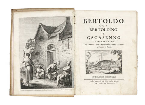 Bertoldo con Bertoldino e Cacasenno.
