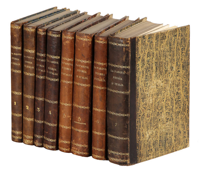 Storia d'Italia narrata al popolo italiano da Giuseppe La Farina. (568-1815). Storia d'Italia narrata al popolo italiano da Giuseppe La Farina. (568-1815).