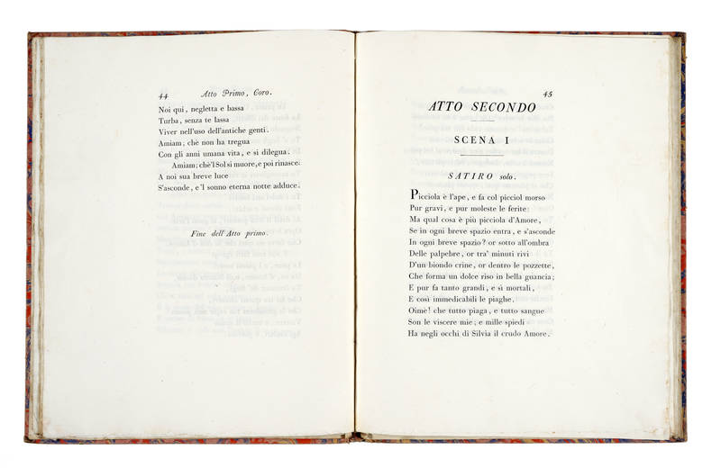 Aminta/ Favola Boschereccia/ Di/ Torquato Tasso. Ora/ Alla Sua Vera Lezione/ Ridotta.
