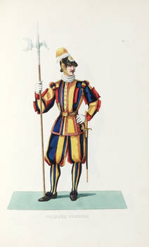 Raccolta dei principali costumi religiosi e militari della Corte Pontificia, disegnati e incisi da Salvatore Marroni.