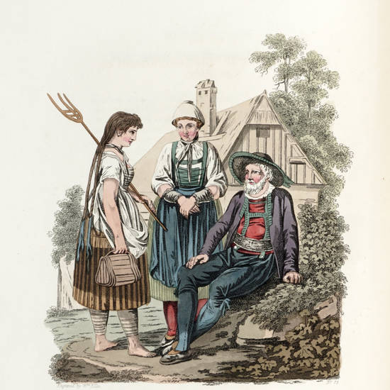 The Costume of the hereditary states of the house of Austria, displayed in fifty coloures engravings; with descriptions and an introduction...Translated by R.C. Dallas. (Testo inglese-francese). The Costume of the hereditary states of the house of Austria, displayed in fifty coloures engravings; with descriptions and an introduction...Translated by R.C. Dallas. (Testo inglese-francese).