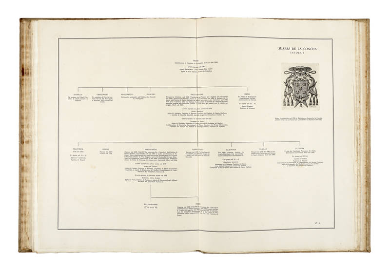 Famiglie patrizie fiorentine. Appunti genealogici in XXXIV tavole di testo e III di incisioni...Vedute e stemmi incisi da M.A. Falorsi. Famiglie patrizie fiorentine. Appunti genealogici in XXXIV tavole di testo e III di incisioni...Vedute e stemmi incisi da M.A. Falorsi.