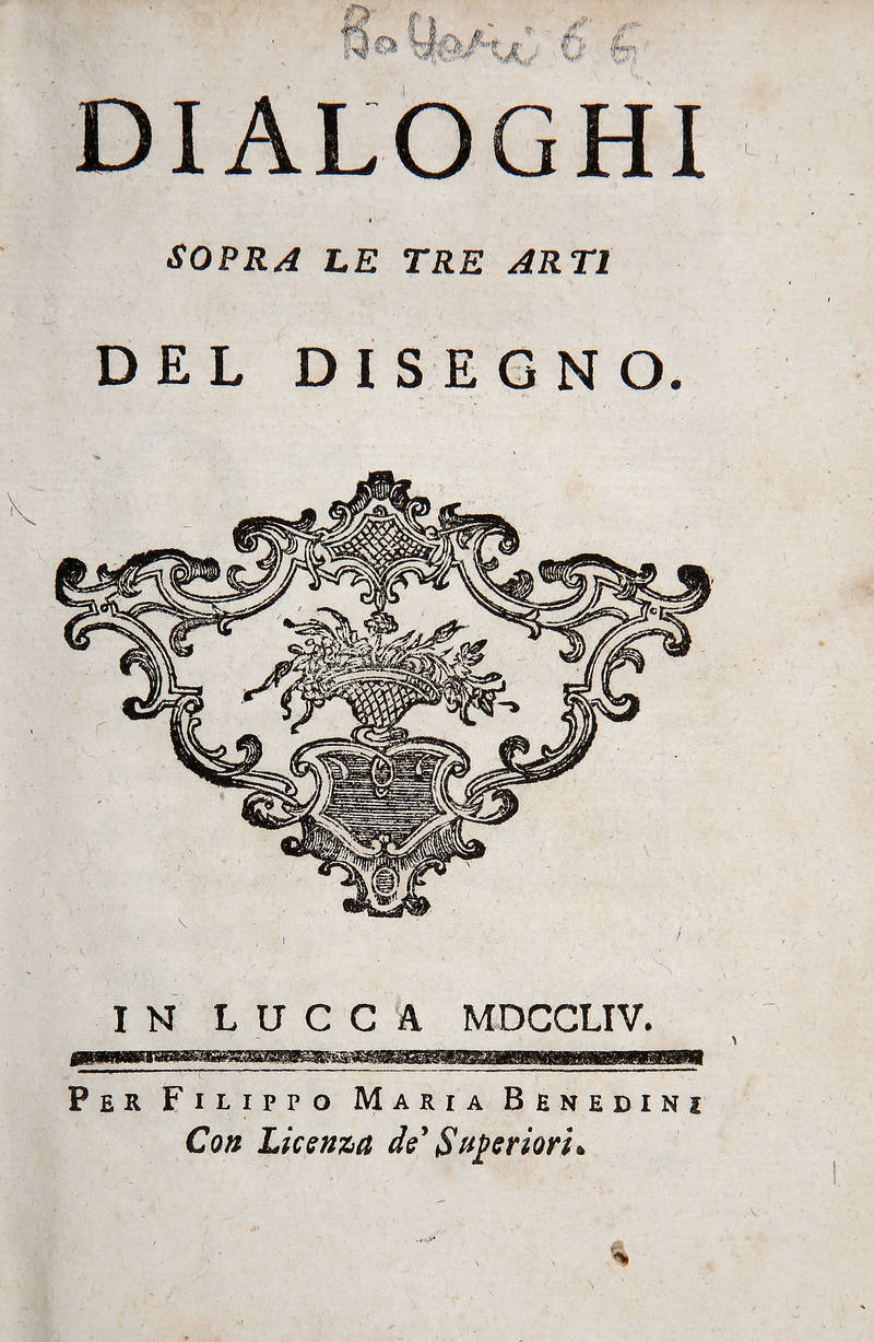 Dialoghi sopra le tre arti del disegno.