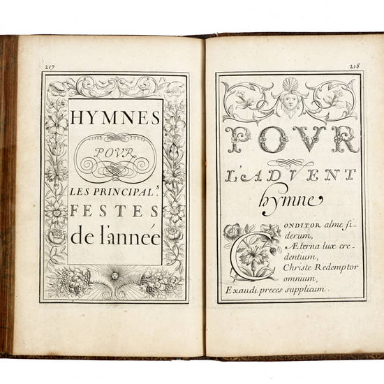 Heures nouvelles tirées de la sainte Ecriture. Ecrites et gravées par L. Senault.