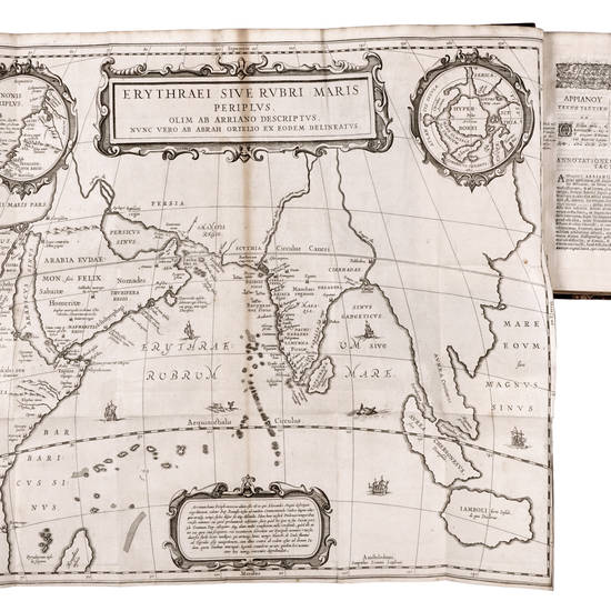 Ars tactica, acies contra Alanos, Periplus ponti Euxini, periplus maris erythraei, liber de venatione, Epiucteti enchiridion, ejusdem apopthegmata et fragmenta, quae in Joannis Stobaei florilegio, et in Agelli noctibus Atticis supersunt. Cum interpretibus