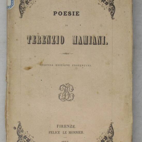 Poesie. Seconda edizione fiorentina.
