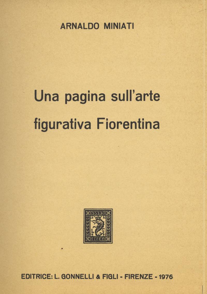 UNA PAGINA SULL'ARTE FIGURATIVA FIORENTINA