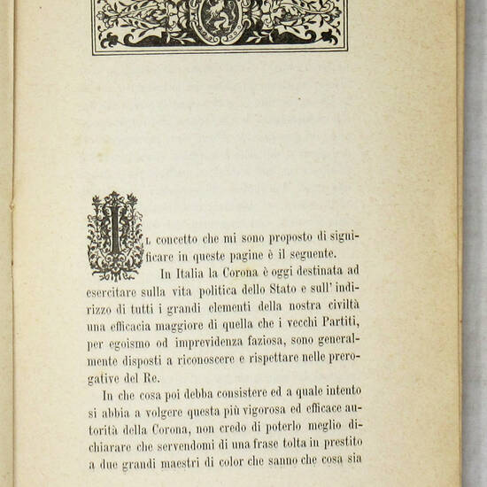 Re Travicello o Re Costituzionale? Secondo Migliaio. Re Travicello o Re Costituzionale? Secondo Migliaio.