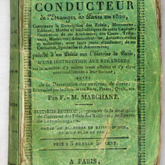 Le nouveau conducteur de l'Etranger à Paris...Ornée de planches en taille-douce.