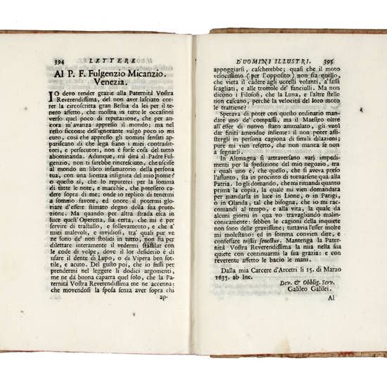 LETTERE d'uomini illustri, che fiorirono nel principio del Secolo Decimosettimo, non più stampate.