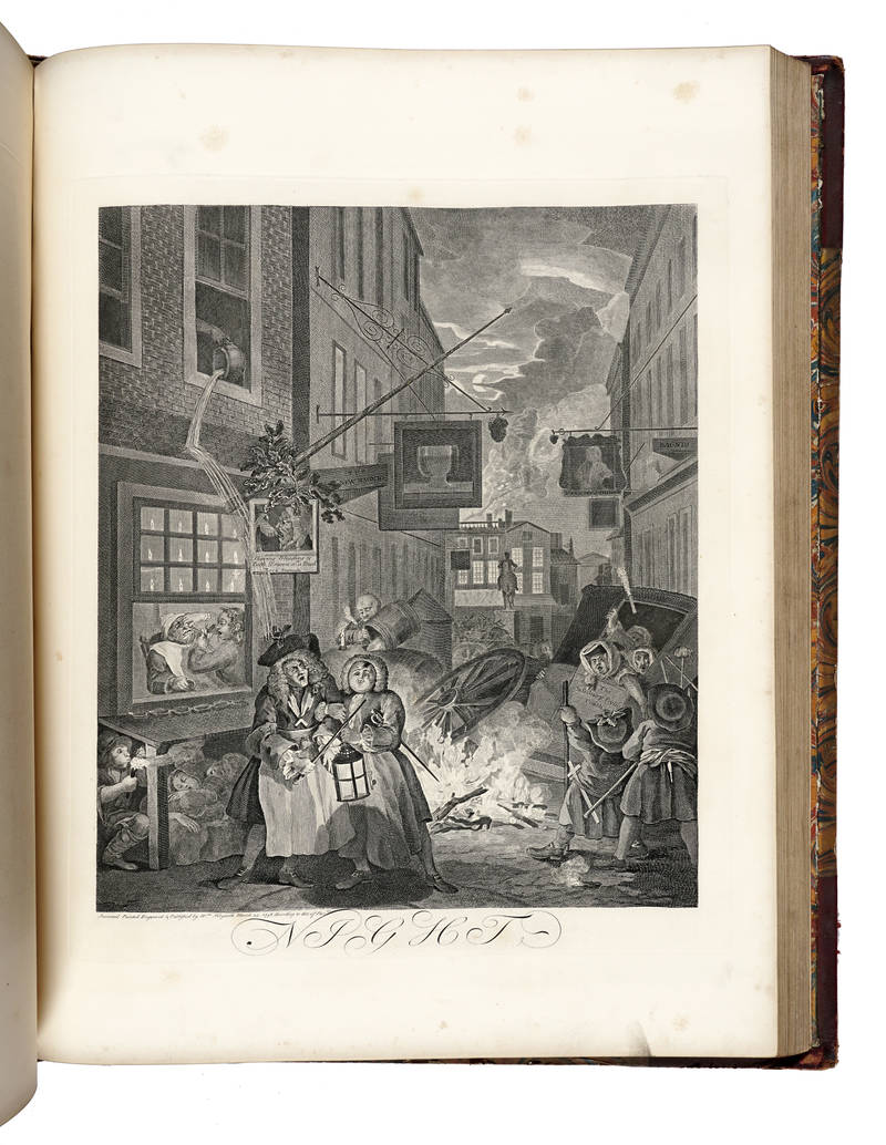 The Works of William Hogarth from the original restored...with the Addition of many subjects not before collected: to which are prefixed a Biographical Essay on the Genius and Productions of Hogarth and Explanations of the Subjects of the Plates; by John