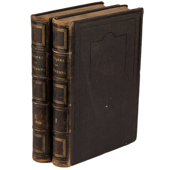 Masques et bouffons (comédie italienne). Texte et dessins par Maurice Sand gravures par A. Manceau preface par George Sand.