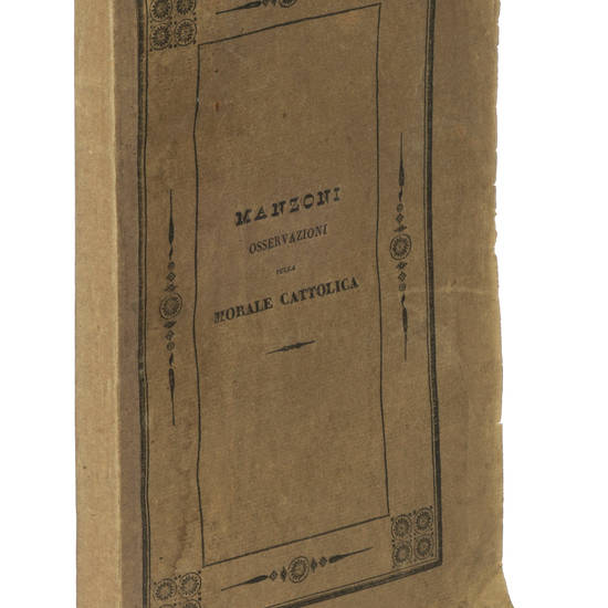 Sulla morale cattolica. Osservazioni di A.M...