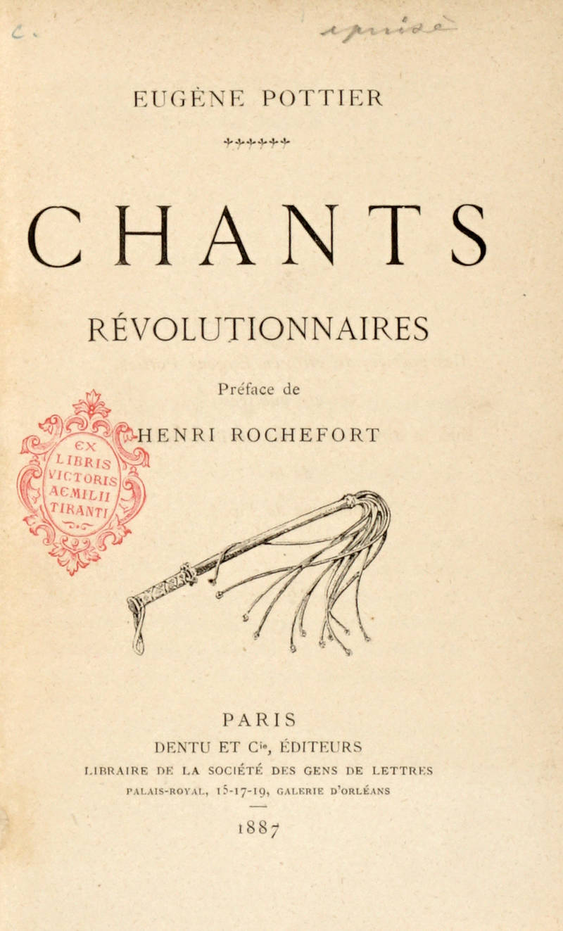 Chants Révolutionnaires.
