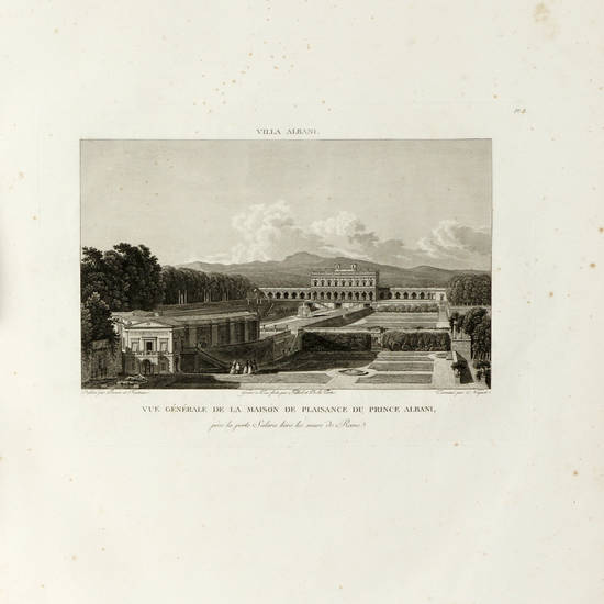 Choix des plus célèbres maisons de plaisance de Rome et de ses environs, misurées et dessinées.