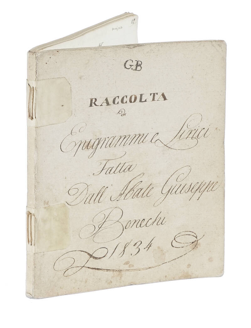 Raccolta di avri epigrammi e lirici fatta da un abate fiorentino e sono italiani e latini. 1834. Con approvazione di molte fiorentine scuole che esse pure gli usano.