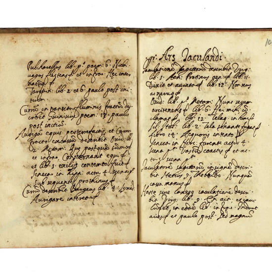 Mundus Descriptionum sive descriptiones omnium rerum, que apud illustres latinitatis viros iuncta numeris orationis reperintur. Actore P. Francesco Brivio e Societatis Jesus. Romae, 1643. (Segue:) Index copiosissimus omnium descriptionum que in hoc libro