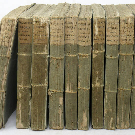 Storia della Toscana sino al Principato, con diversi saggi sulle scienze, lettere e arti.