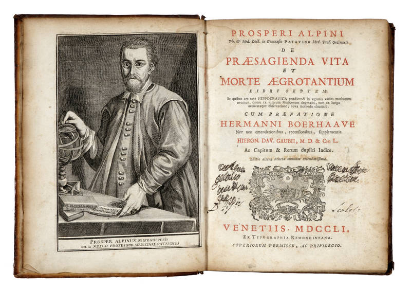 De Praesagienda Vita et Morte Aegrotantium Libri Septem...Cum Praefatione Hermanni Boerhaave...supplementis Hieron. Dav. Gaubii, M.D. & Ch. L. (Segue:) HIERONYMI FRACASTORII, De Diebus Criticis Libellus additus... De Praesagienda Vita et Morte Aegrotantium Libri Septem...Cum Praefatione Hermanni Boerhaave...supplementis Hieron. Dav. Gaubii, M.D. & Ch. L. (Segue:) HIERONYMI FRACASTORII, De Diebus Criticis Libellus additus...