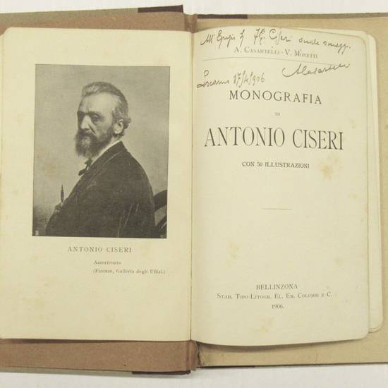 Serie di rare pubblicazioni su Antonio Ciseri.